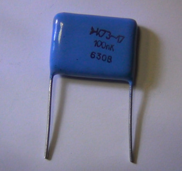 К73-17 - конденсатор металлоплёночный 0.1 мкФ, 630 В, 5%