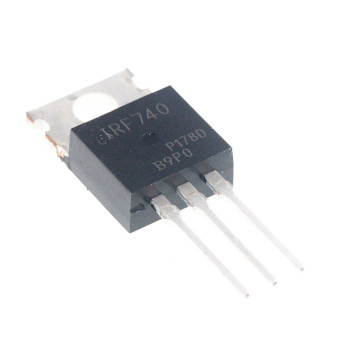 Транзистор MOSFET IRF740 (IRF740PBF) n-канал, 400В, 10А
