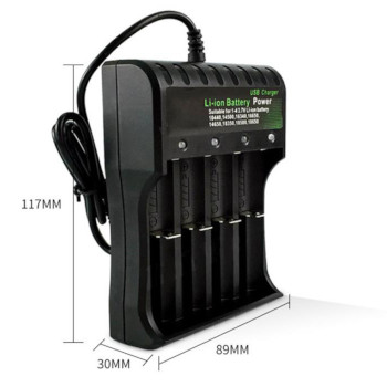 Зарядное устройство для аккумуляторов Li-ion 18650 на 4 слота