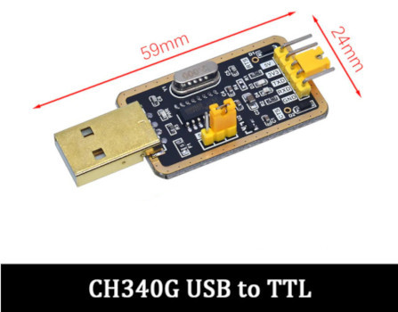 USB - uart конвертер на CH340 (RTS+CTS)