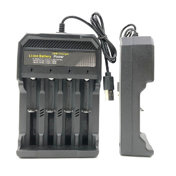 Зарядное устройство для аккумуляторов Li-ion 18650 и др. на 4 слота
