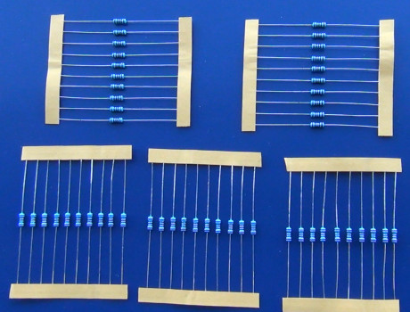 Набор резисторов 10 штук, 100 Ом 0.25 Вт, 1%