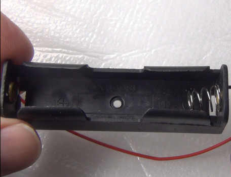 Батарейный отсек (бокс для аккумуляторов) 1x18650