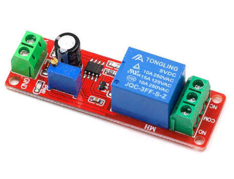 Модуль реле 5В с таймером (на NE555)