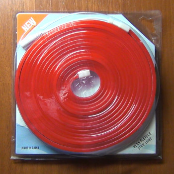 Гибкий неон 12В, 12x6 мм, красный