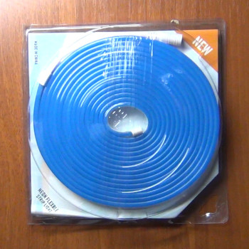 Гибкий неон 12В, 12x6 мм, синий