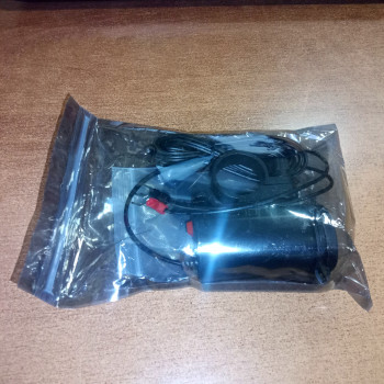 USB зарядное на 2 порта с вольтметром на руль для мотоцикла